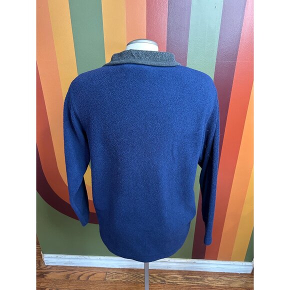 Vintage Disney Mickey Mouse winter blue fleece sweater - size S - Picture 3 of 6